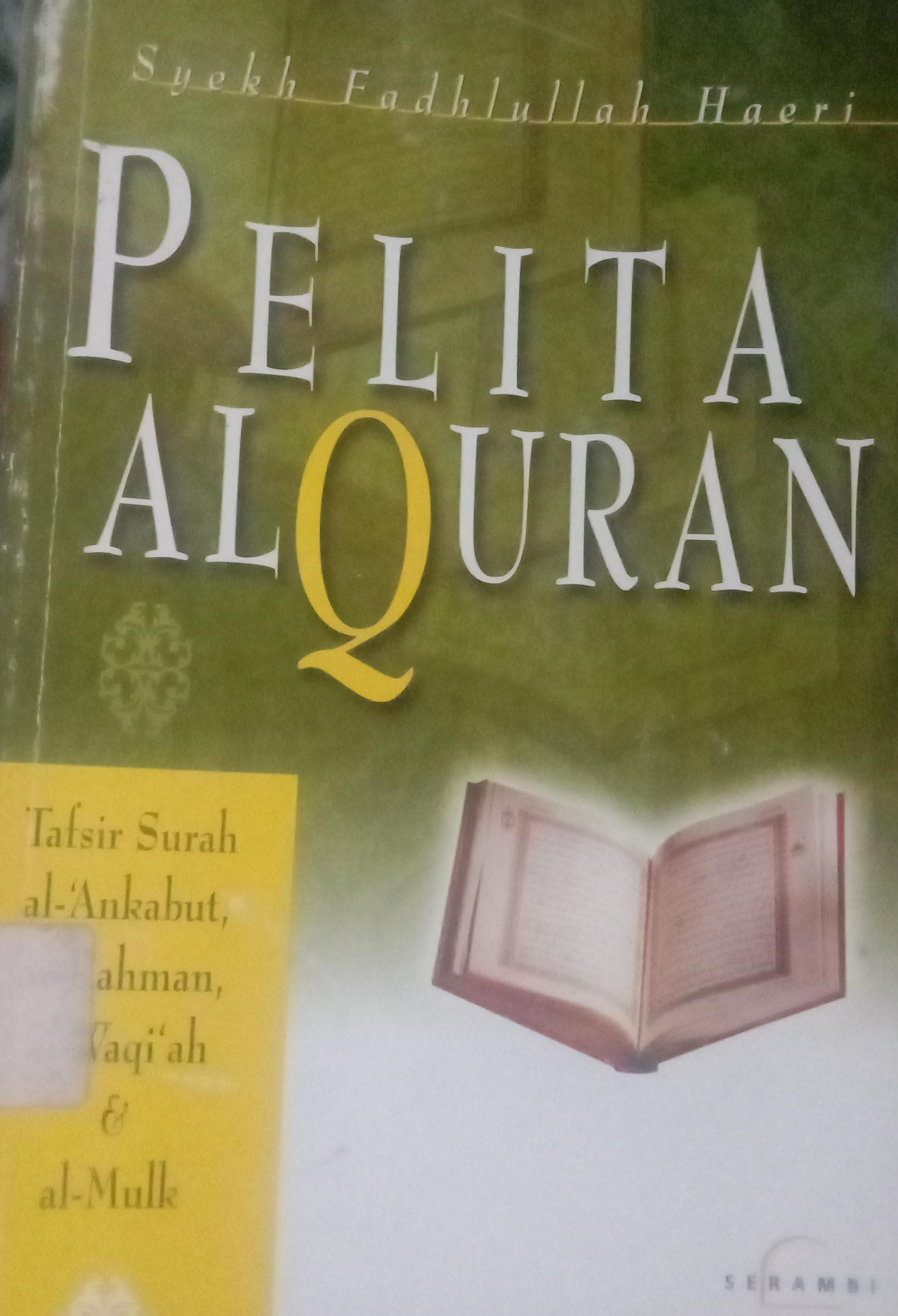 Cover Pelita AlQuran / Haeri Fadhullah Syekh