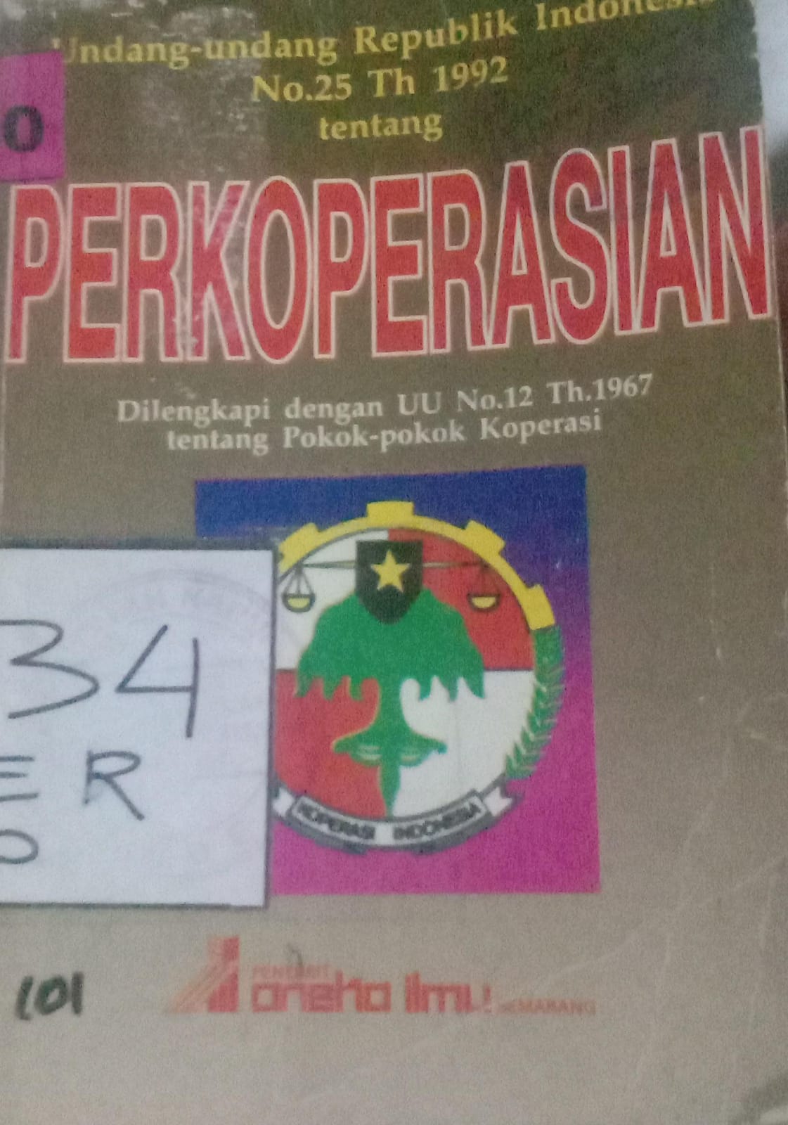 Cover Perkoperasian / Tim Aneka Ilmu