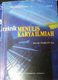 Cover Teknik Menulis Karya Ilmiah :  Wardani dkk