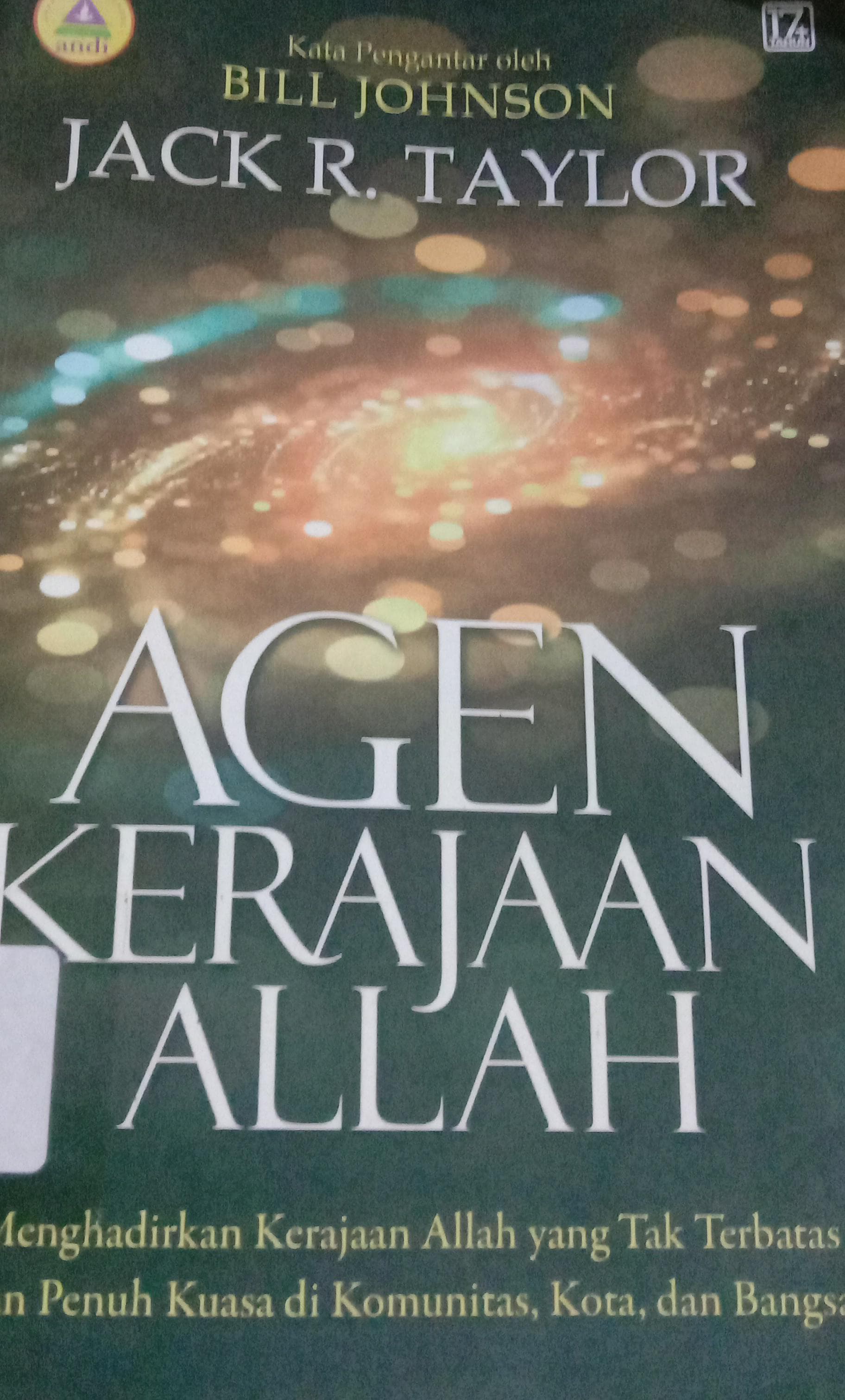 Cover Agen Kerajaan Allah / Jack R. Taylor