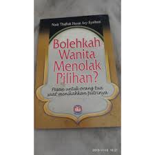Cover Bolehkah Wanita Menolak Pilihan? / Asy-Syaibani Nasir Thalah Hasan