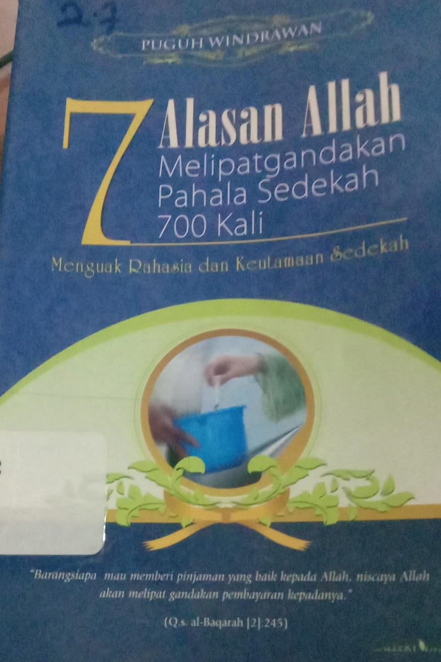 Cover 7 Alasan Allah Melipatgandakan Pahala Sedekah 700Kali / Windrawan Puguh