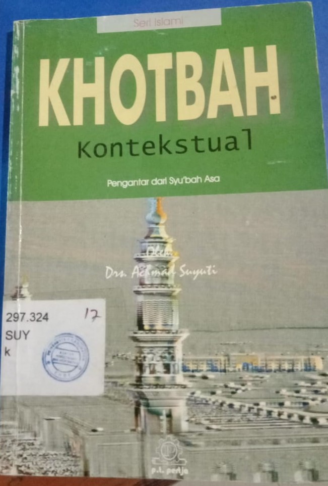 Cover Khotbah Kontekstual / Suyuti, Achmad