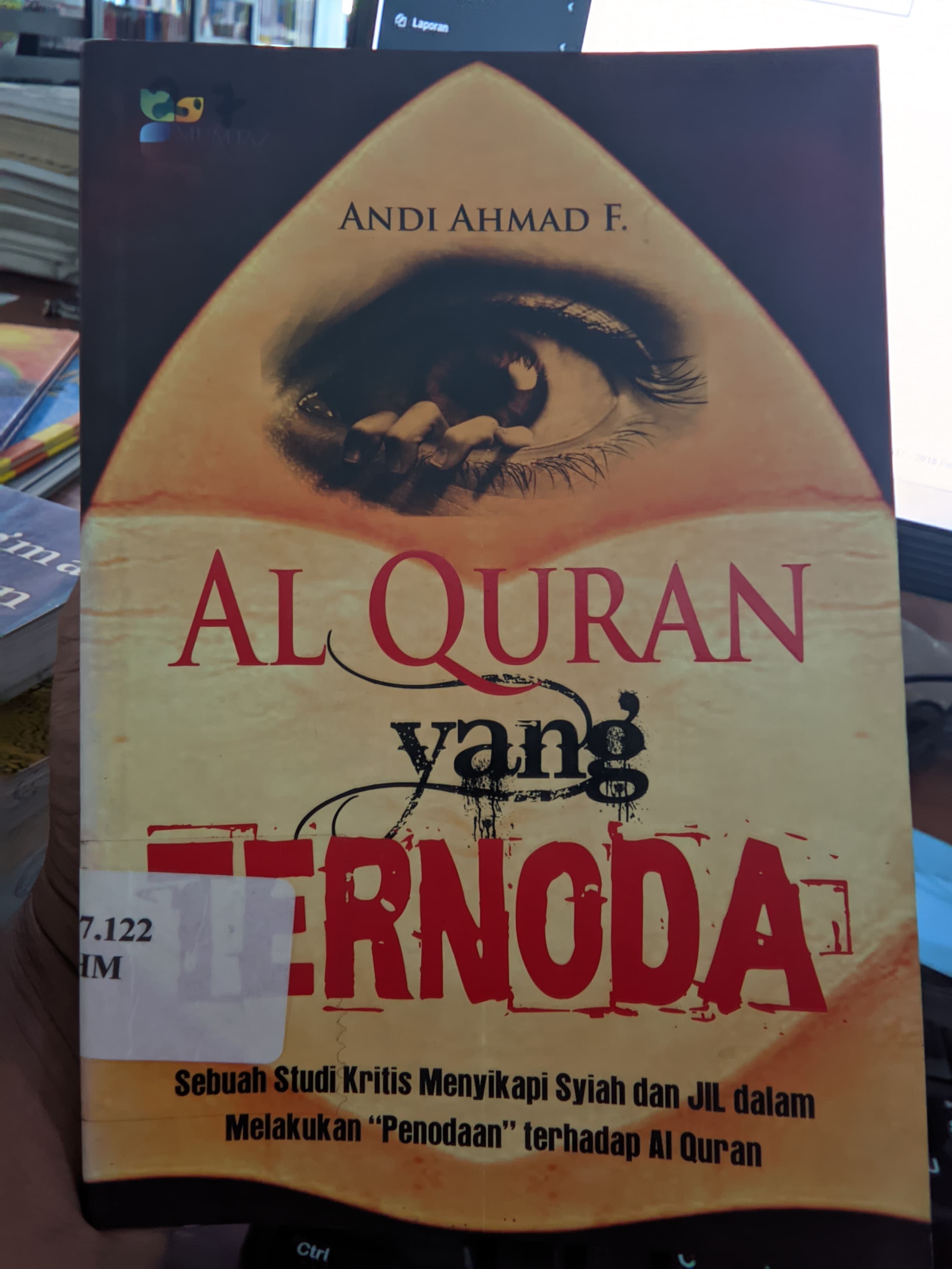 Cover Al-Qur'an Yang Ternoda / Ahmad,Andi