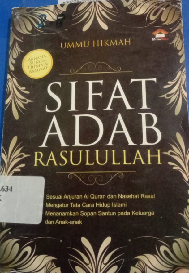 Cover Sifat Adab Rasulullah / Hikmah, Ummu