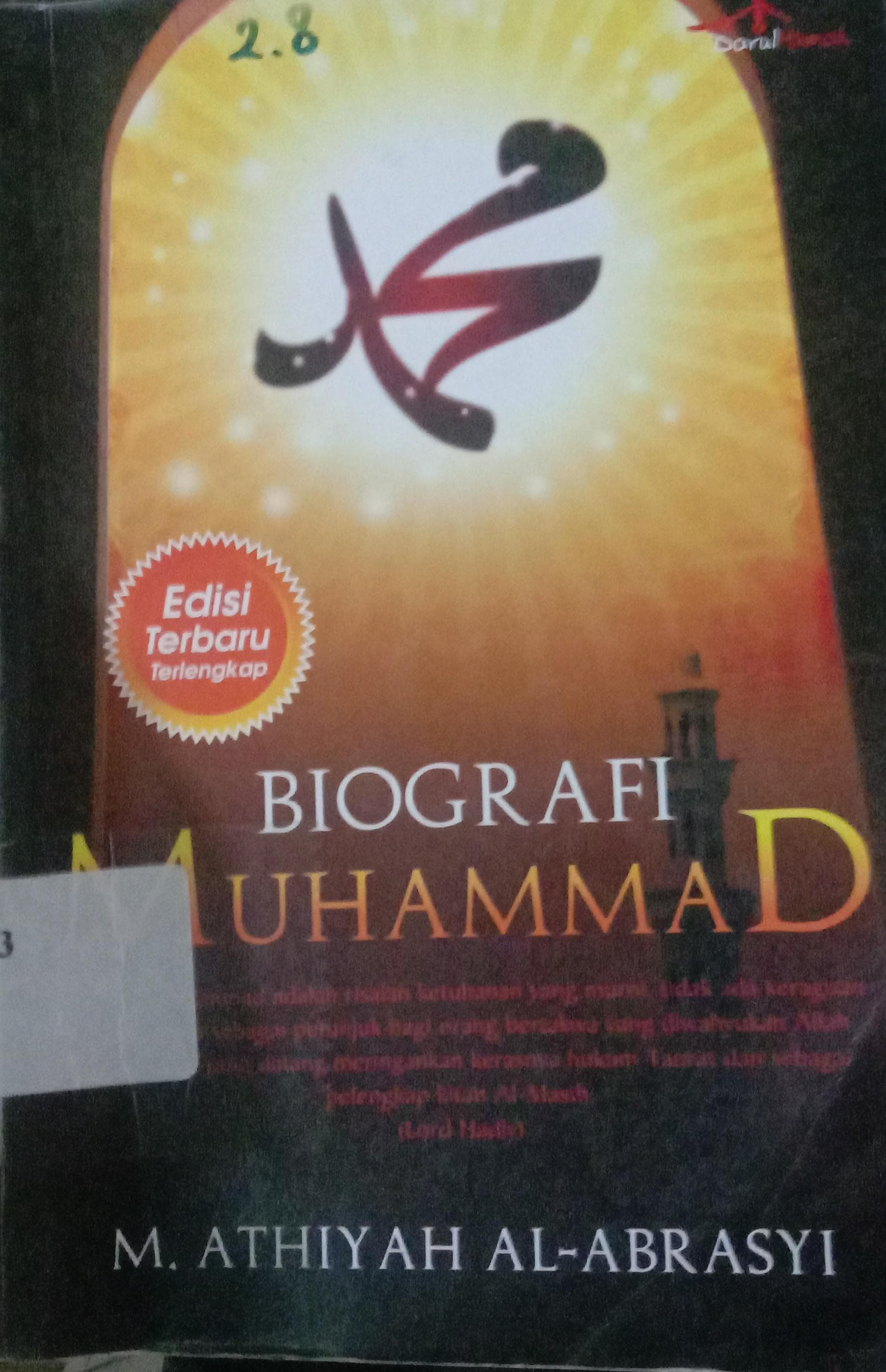 Cover Biografi Muhammad / Al-Abrasyi M.Athiyah