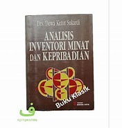 Cover Analisis Invetori Minat Dan Kepribadian / Sukardi Ketut Dewa