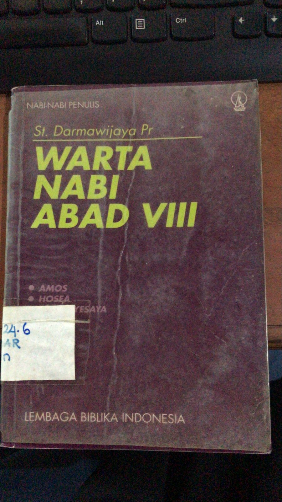 Cover Warta Nabi Abad VIII / Darmawijaya Pr