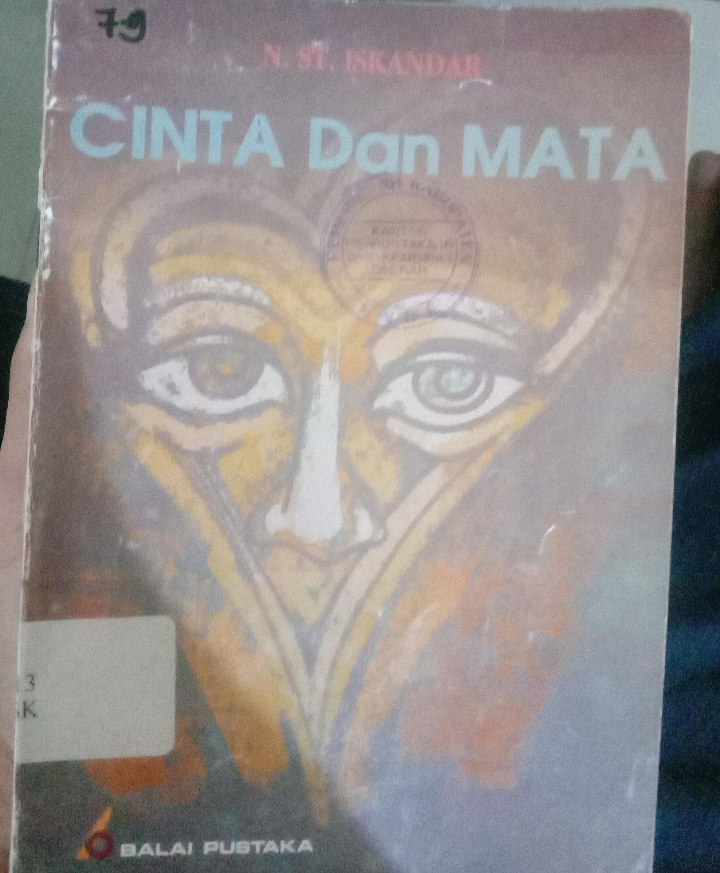 Cover Cinta Dan Mata / Iskandar N. ST.