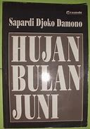 Cover Hujan Bulan Juni :  Sepilihan Sajak / Damono, Sapardi Djoko