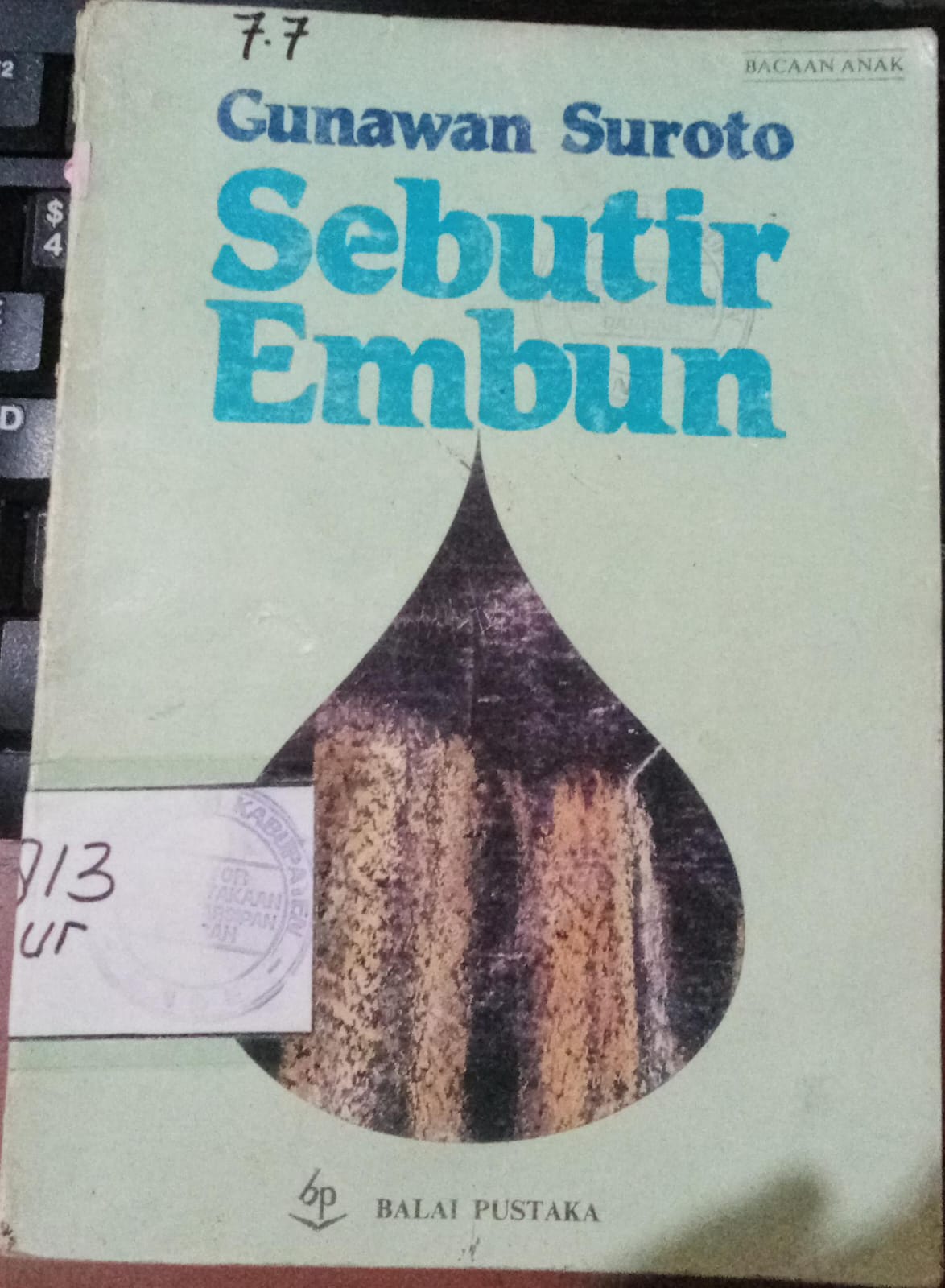 Cover Sebutir Embun / Suroto Gunawan