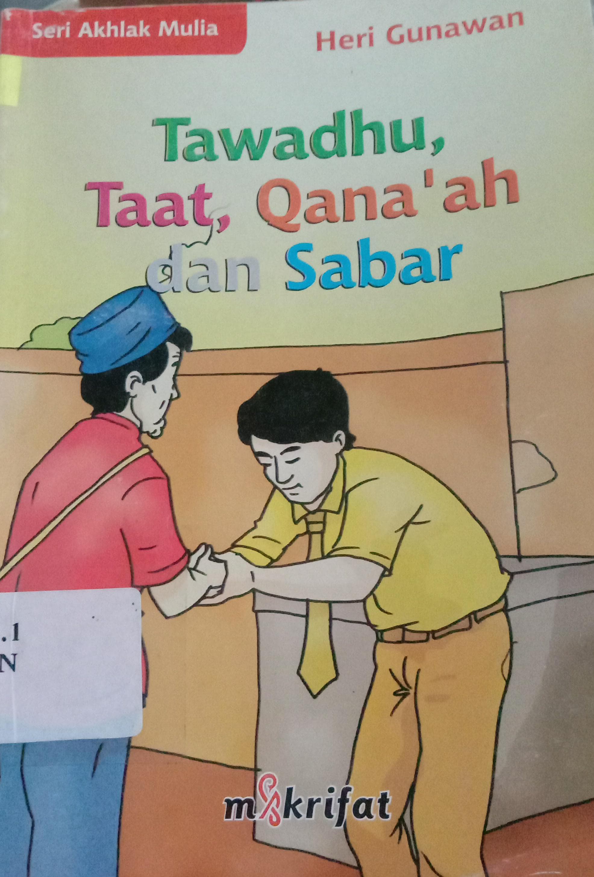 Cover Taweadhu, Taat, Qana'ah dan Sabar / Heri Gunawan