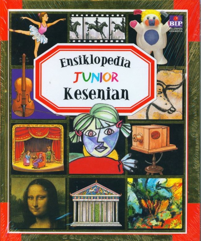 Cover Kesenian :  Ensiklopedia Junior / Diah Kartini Lasman