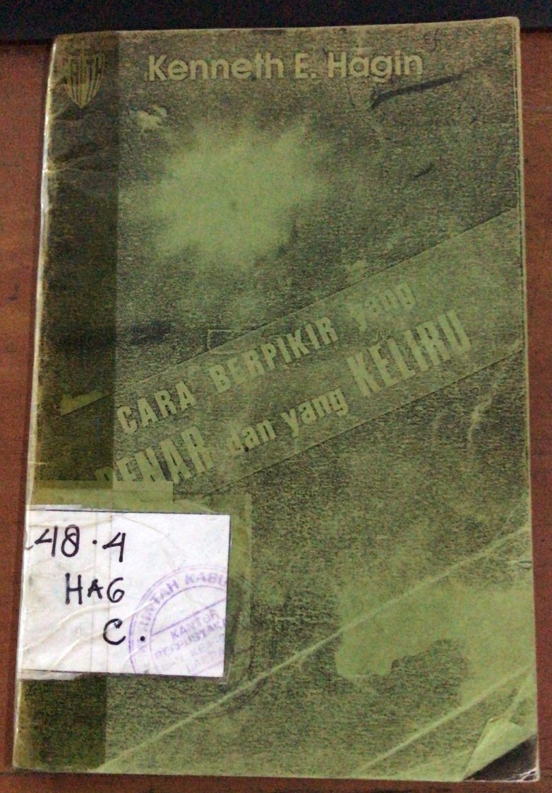 Cover Cara Berpikir Yang Benar Dan Yang Keliru / Hagin, E. Kenneth