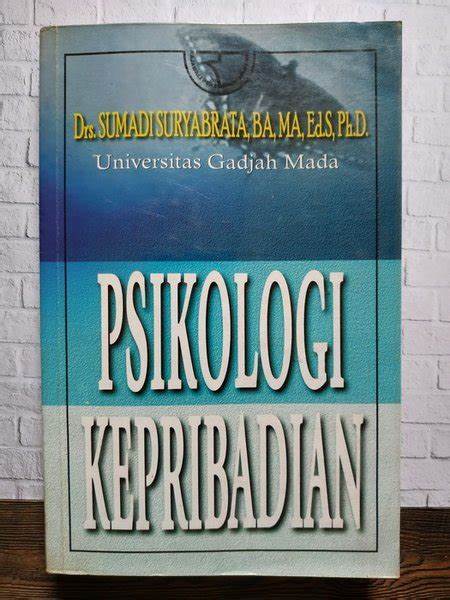 Cover Psikologi Kepribadian / Suryabrata,Sumardi
