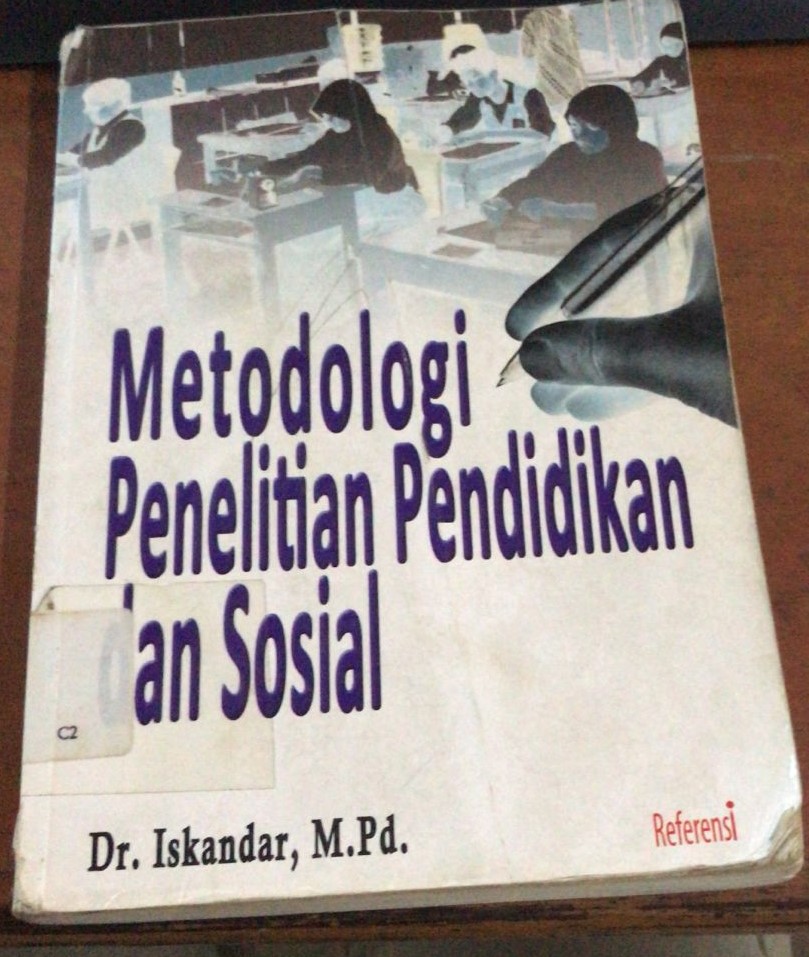 Cover Metodologi Penelitian Pendidikan Dan Sosial / Iskandar
