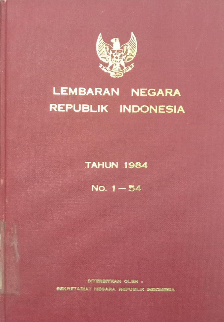 Cover Lembaran Negara Republik Indonesia