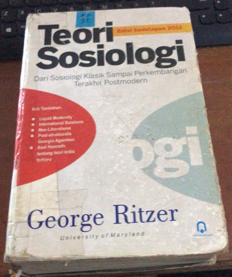 Cover Teori Sosiologi :  Dari Sosiologi Klasik Sampai Perkembangan / Ritzer, George