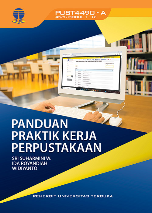 Cover Panduan Praktek Kerja Perpustakaan / Wahyuningsih, Sri Suharmi,dkk