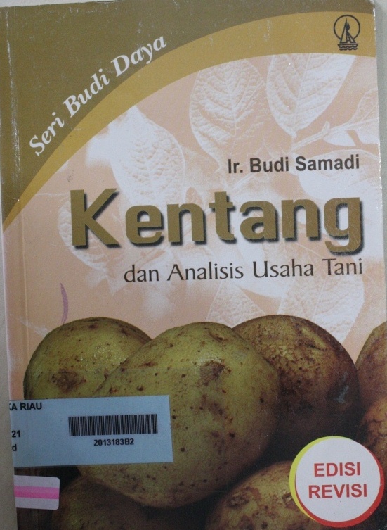 Cover Kentang :  dan Analisis Usaha Tani / Samadi, Budi