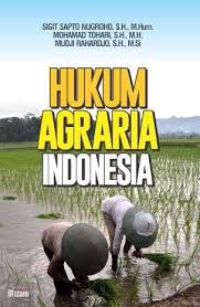Cover Hukum Agraria Indonesia / Nugroho,Sigit Sapto