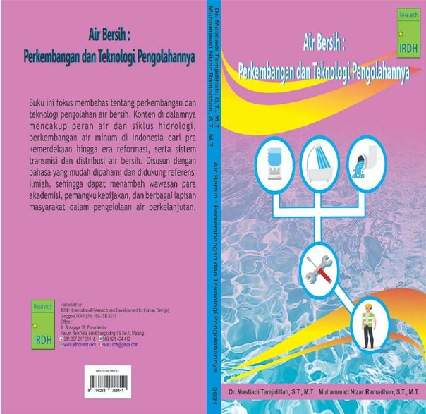 Cover Air Bersih :  : Perkembangan dan Teknologi Pengolahannya / Tamjidillah, Mastiadi