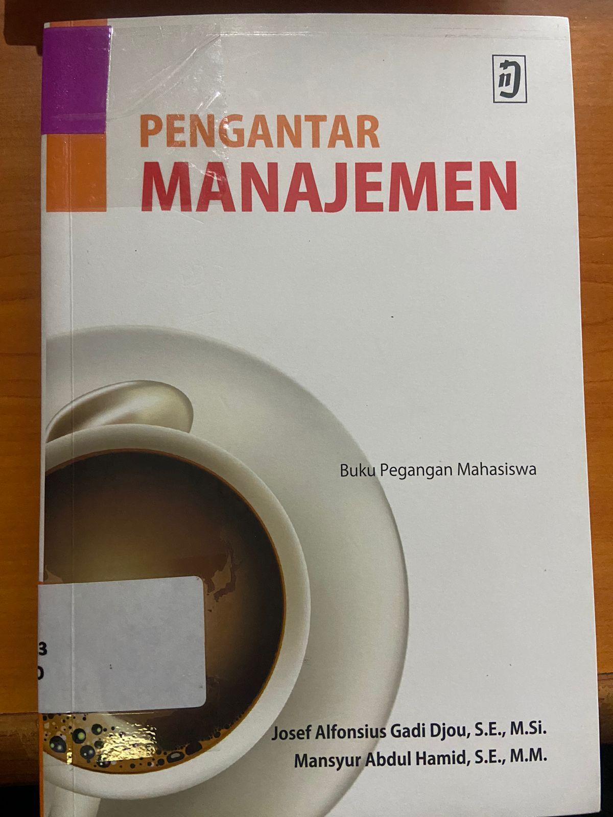 Cover Pengantar Manajemen 1 / Djou, Josef Alfonsius Gadi