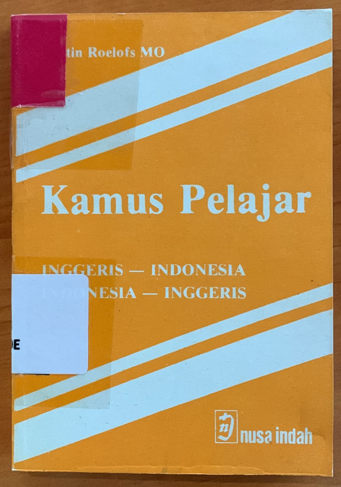 Cover Kamus Pelajar / Martin Roelofs