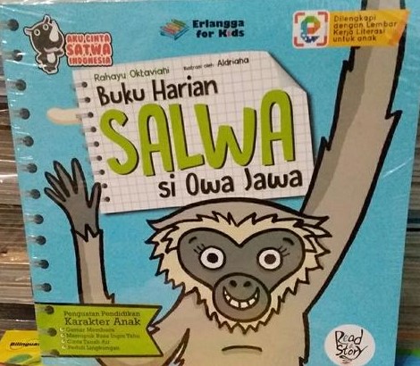 Cover Buku Harian: Salwa si owa jawa / Oktaviani Rahayu