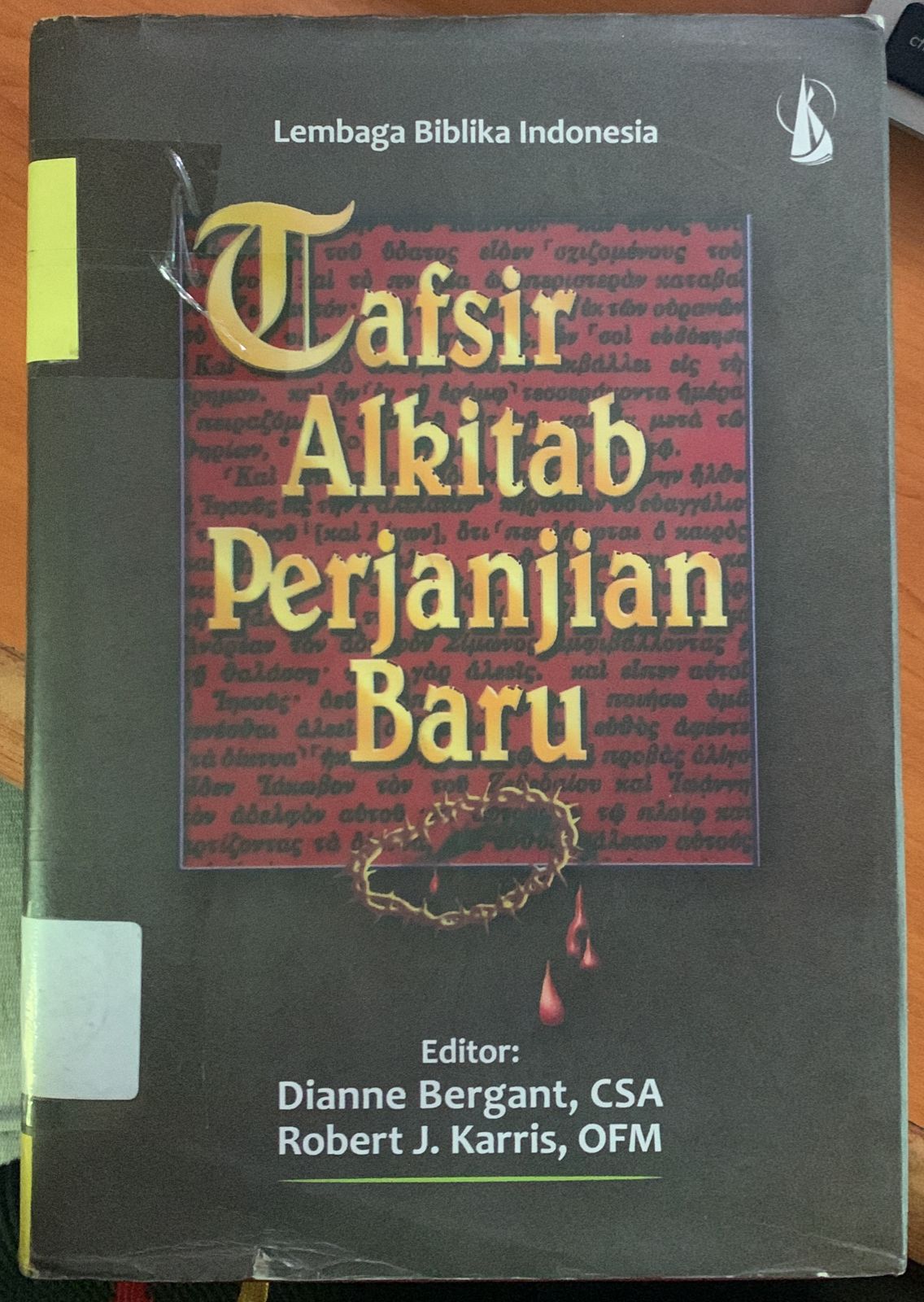 Cover Tafsir Alkitab Perjanjian Baru / Dianne Bergant