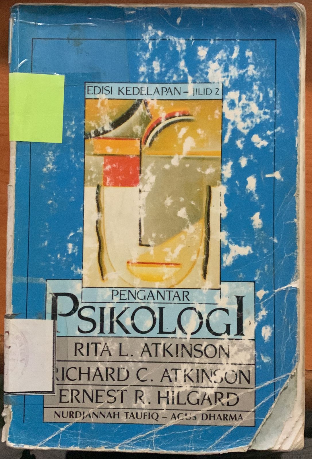 Cover Pengantar Psikologi / Rita L Atkinson