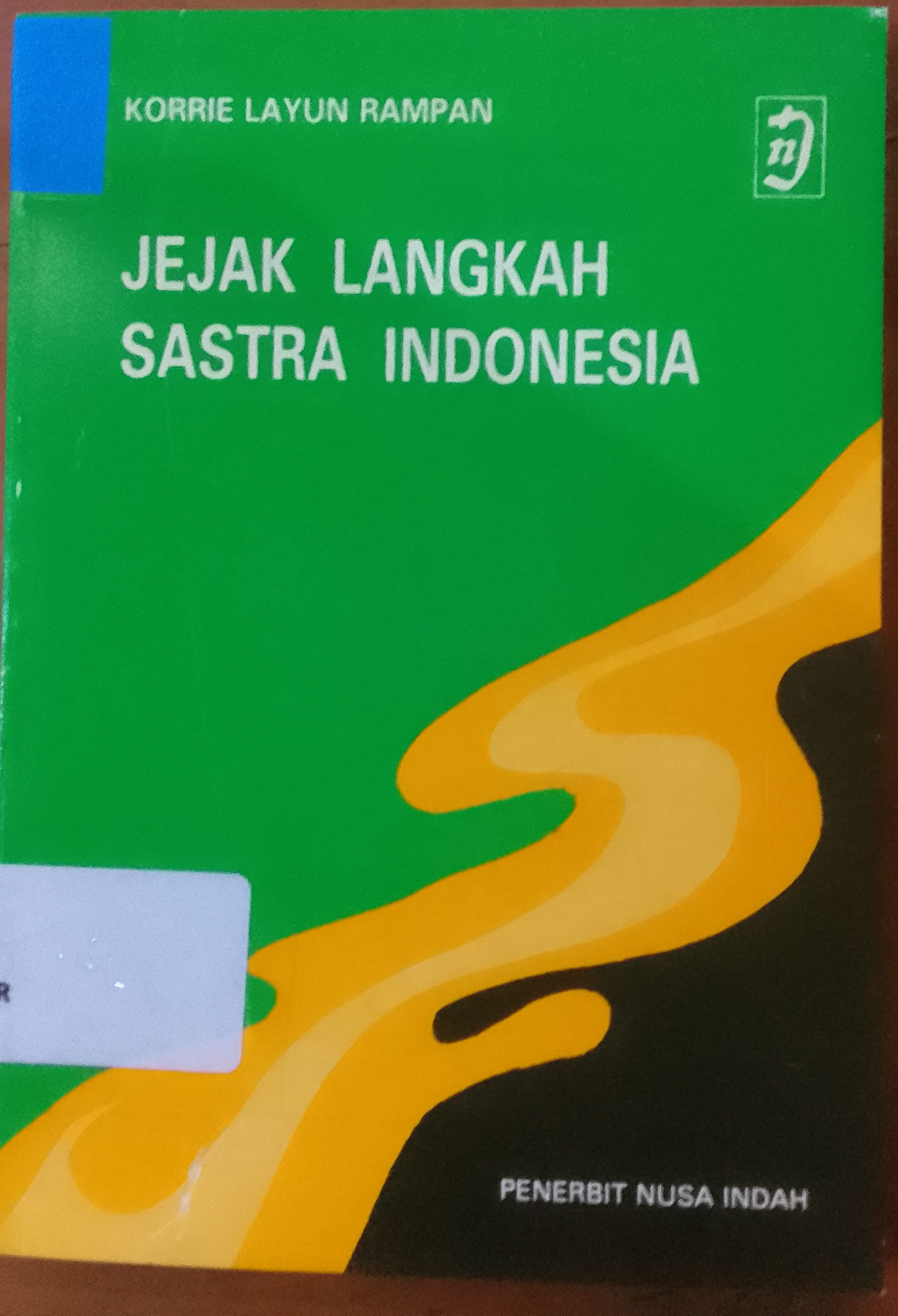 Cover Jejak Langkah Sastra Indonesia / Rampan, Korrie Layun