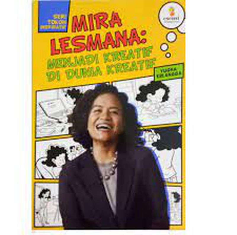 Cover Mira Lesmana Menjadi Kreatif Di Dunia Kreatif / Erlangga, Yugha