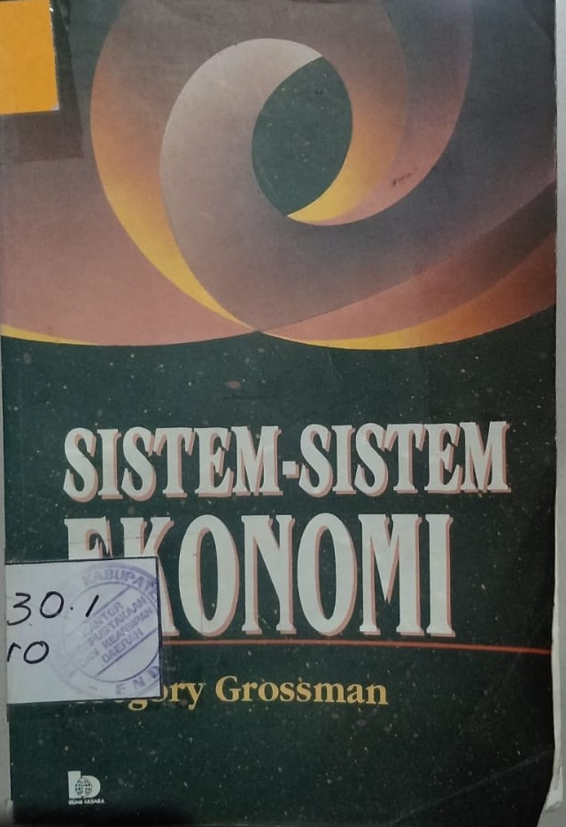 Cover Sistem-Sistem Ekonomi / Grossman Gregory
