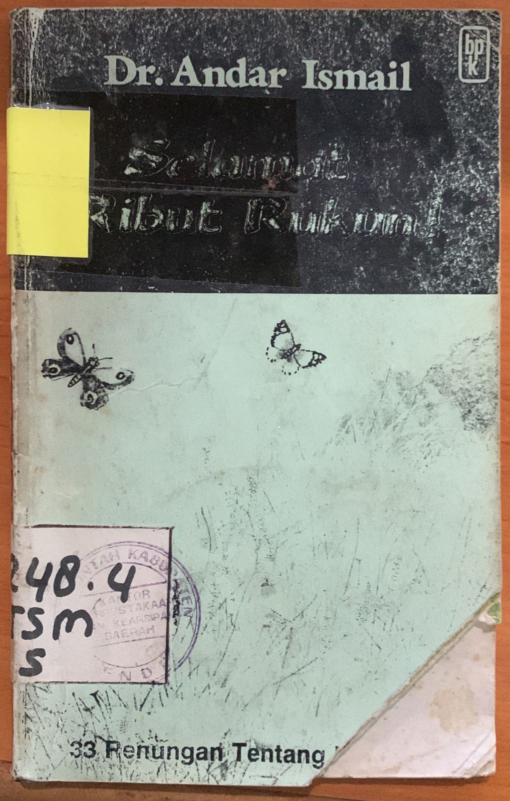 Cover Selamat Ribut Rukun / Andar Ismail