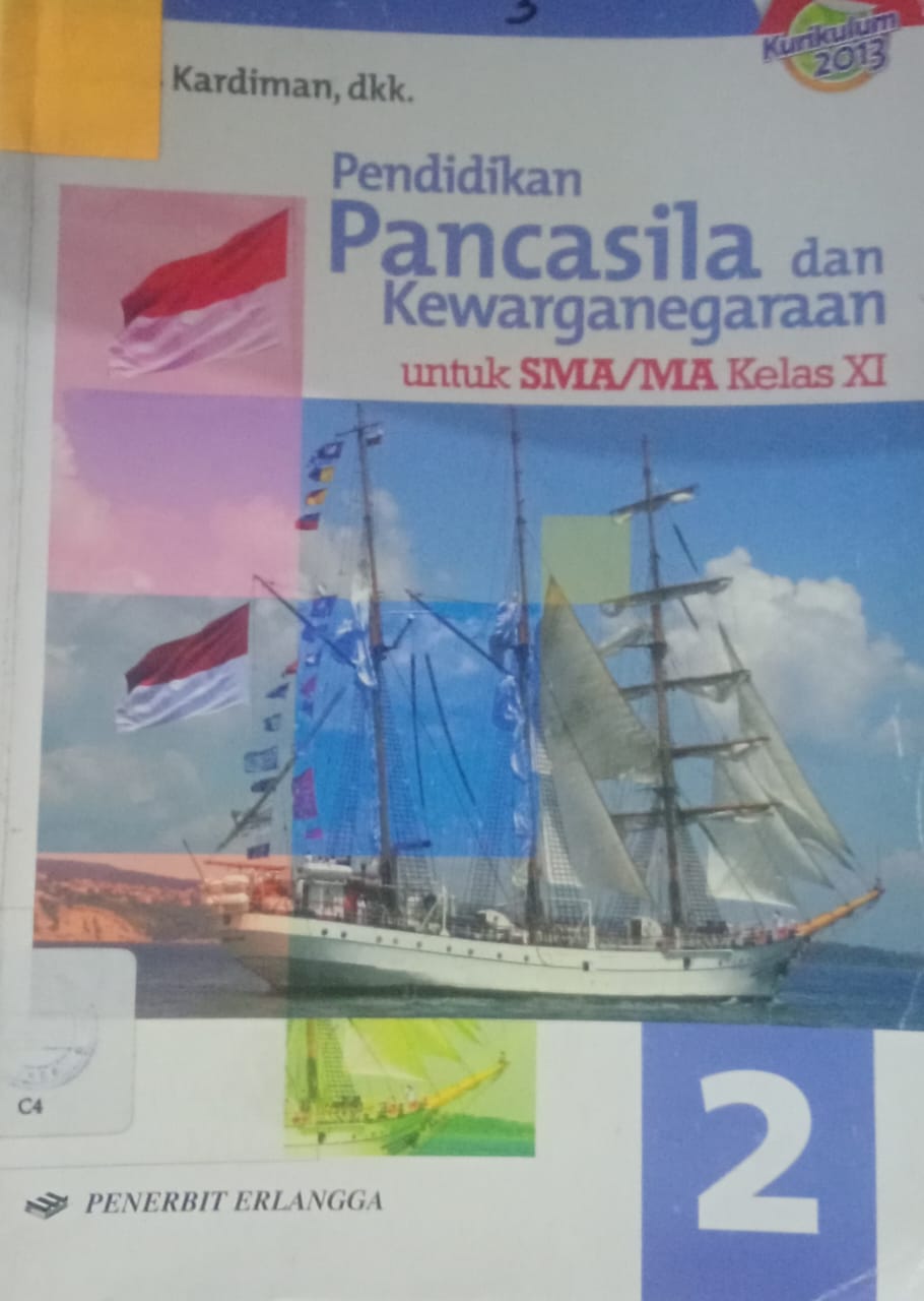Cover Pendidikan Pancasila dan Kewarganegaraan / Kardiman Yuyus