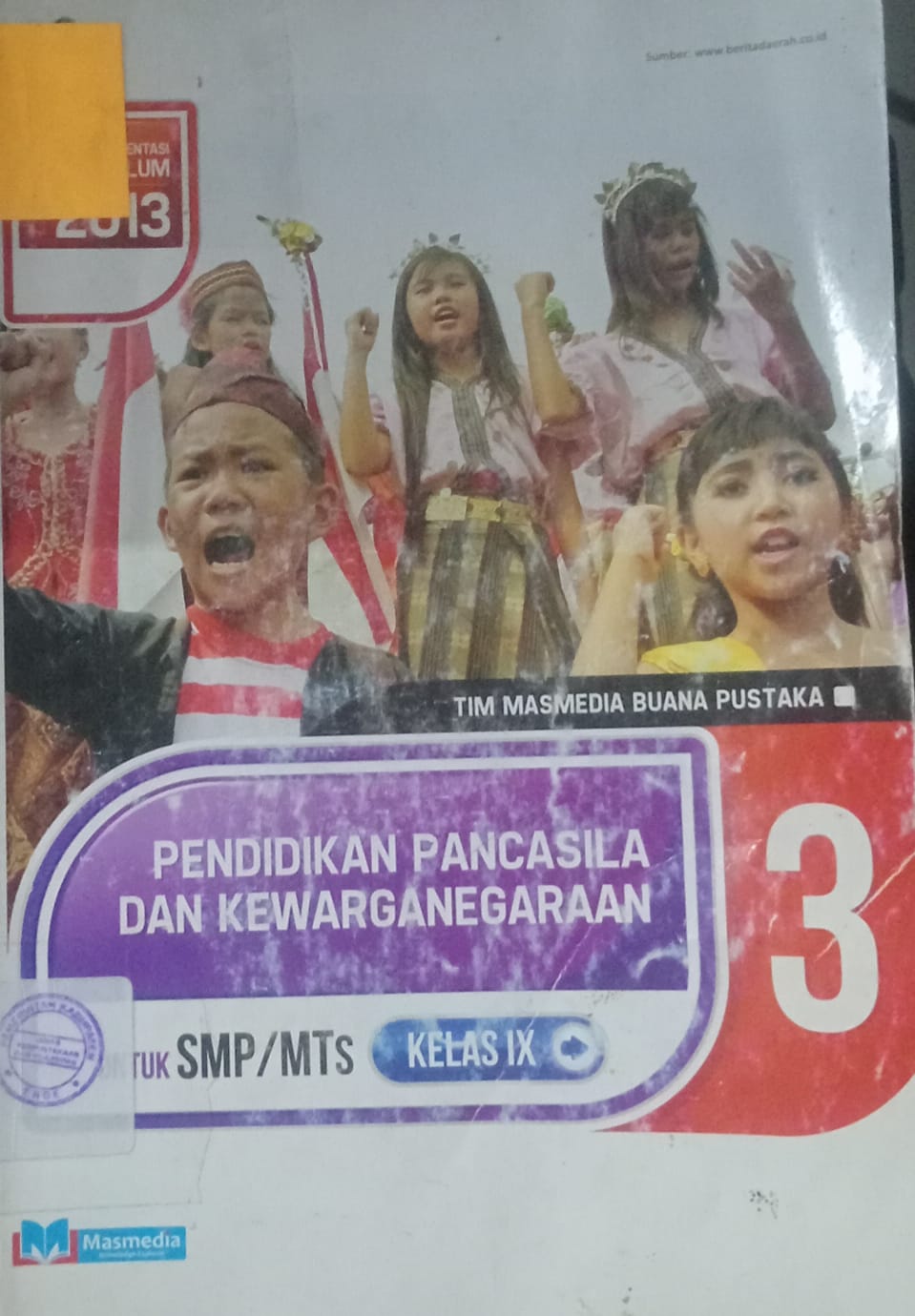 Cover Pendidikan Pancasila dan Kewarganegaraan / Tim Masmedia Buana Pustaka