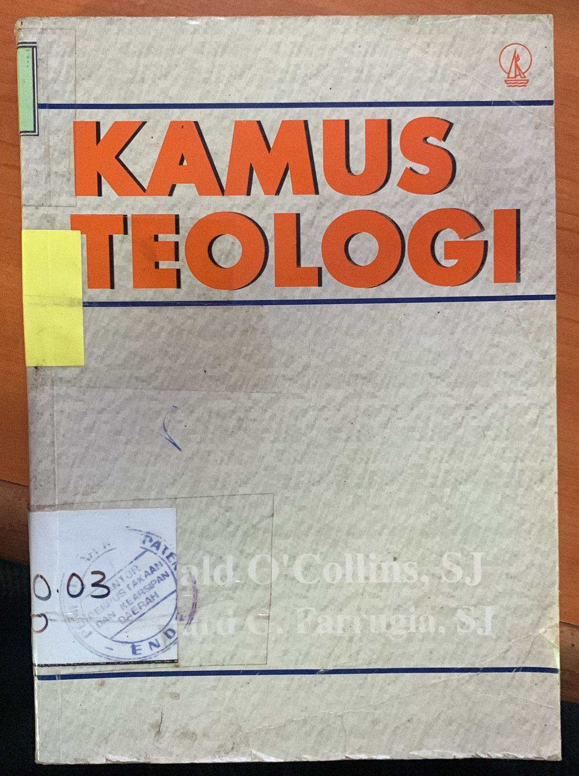 Cover Kamus Teologi / Gerald O'collins