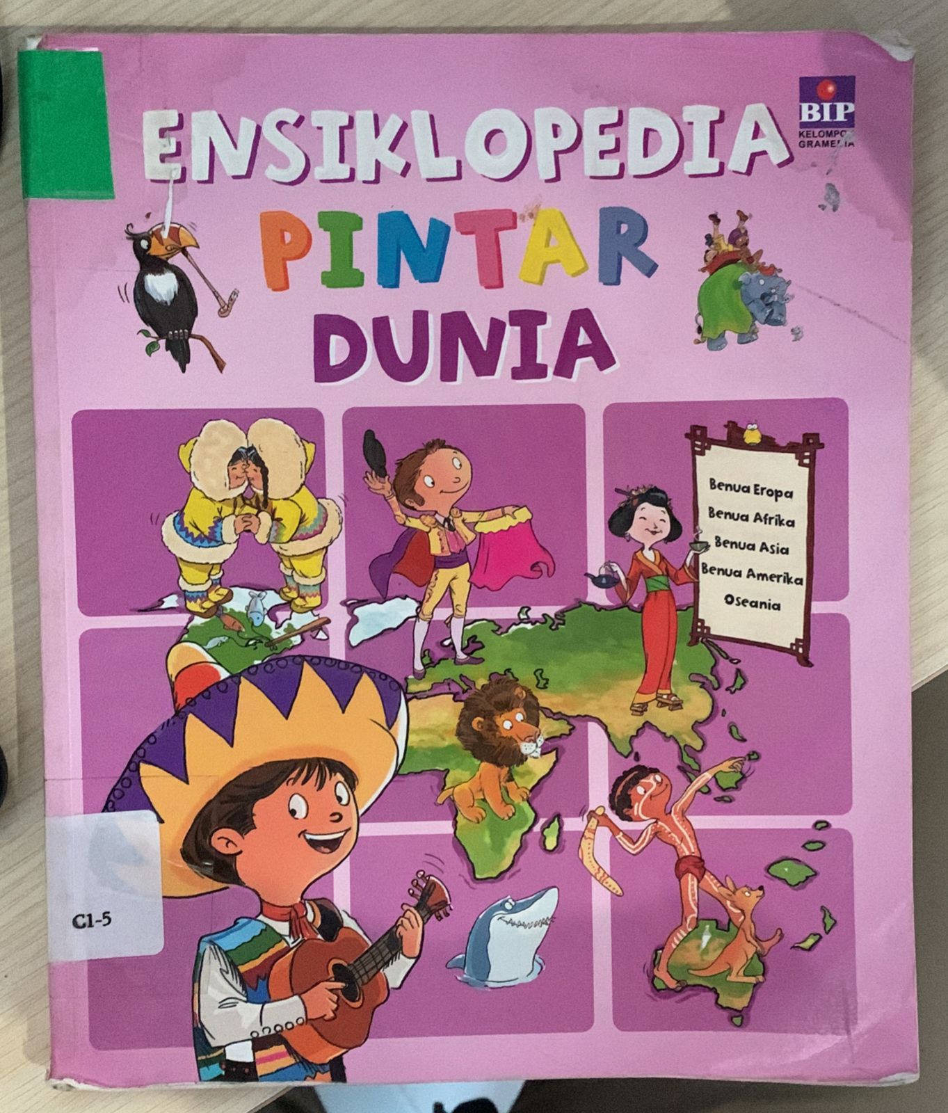 Cover Ensiklopedia Pintar Dunia / Leonardo Julio P