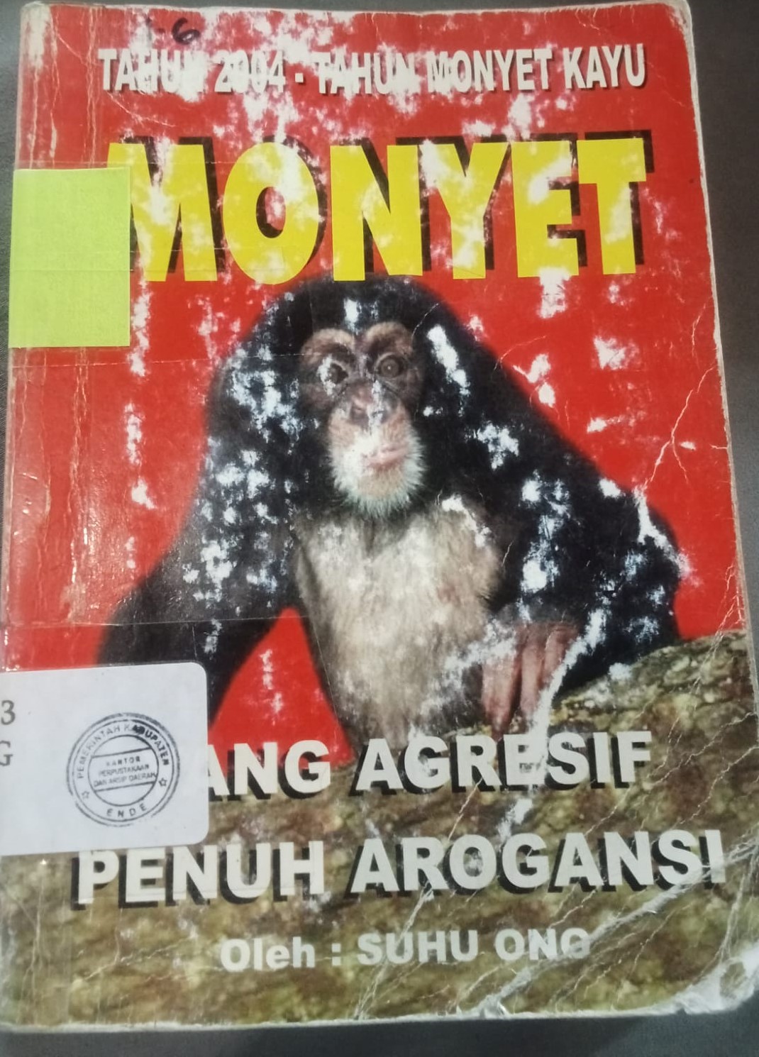 Cover Monyet / Wijaya.S Ong Suhu
