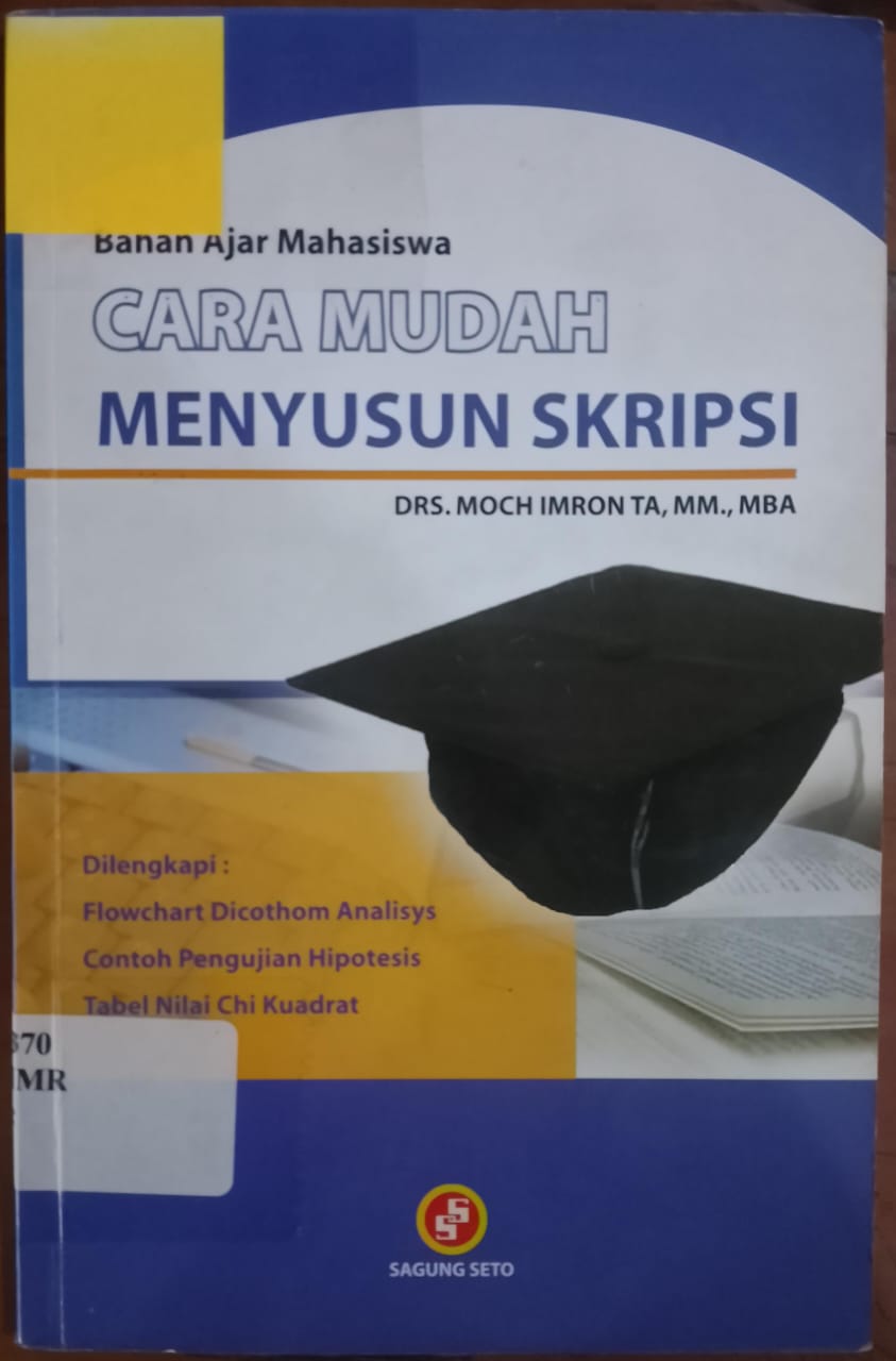 Cover Cudah menyusun skripsi : / Imron, Moch