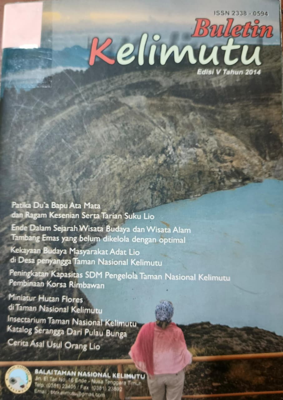 Cover Buletin Kelimutu / Balai Taman Nasional Kelimutu