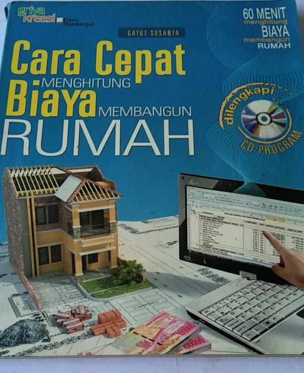 Cover Cara Cepat Menghitung Biaya Memmbangun Rumah / Susanta Gatut