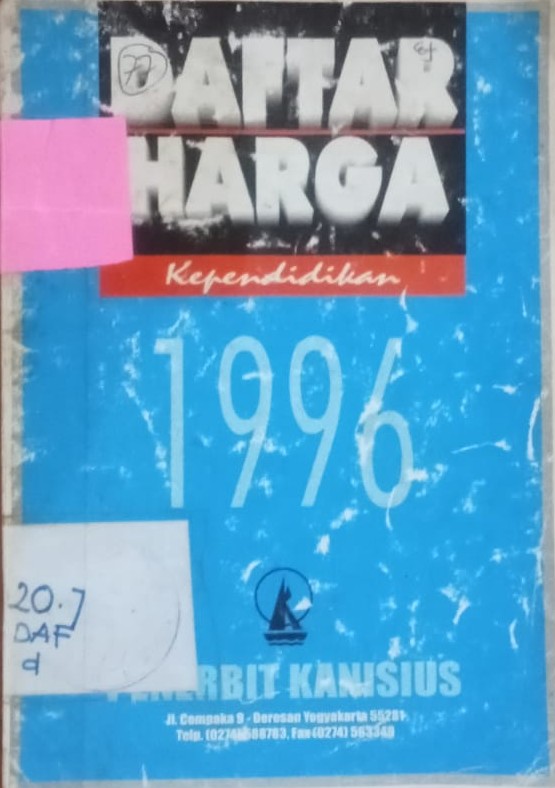 Cover Daftar Harga Kependidikan / Tim
