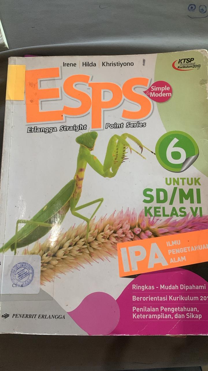 Cover ESP; :  Erlangga Straight Point Series, / 2018