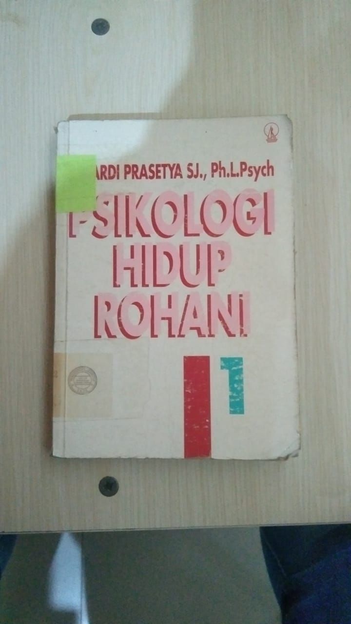 Cover Psikologi Hidup Rohani / Prasetya, Mardi