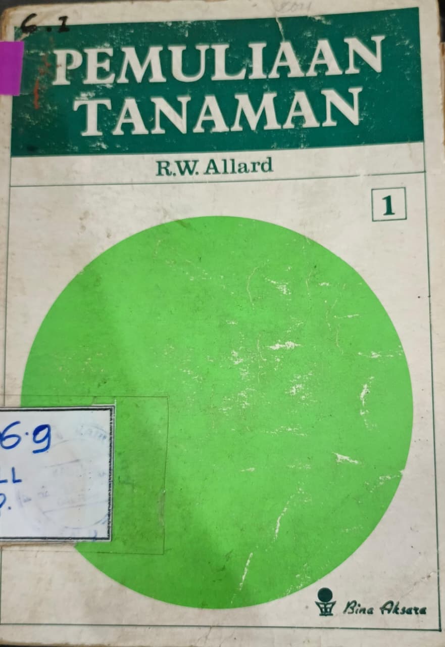 Cover Pemuliaan Tanaman / Allard, R.W