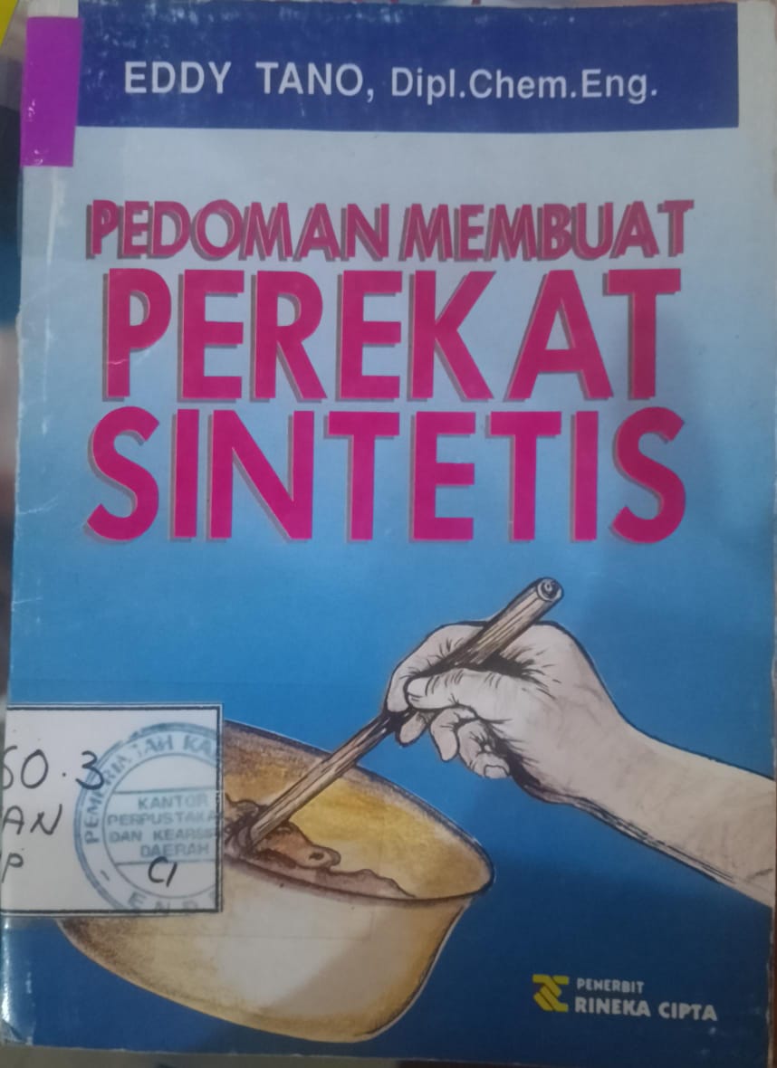 Cover Pedomann Membuat Perekat Sintesis / Tano, Eddy