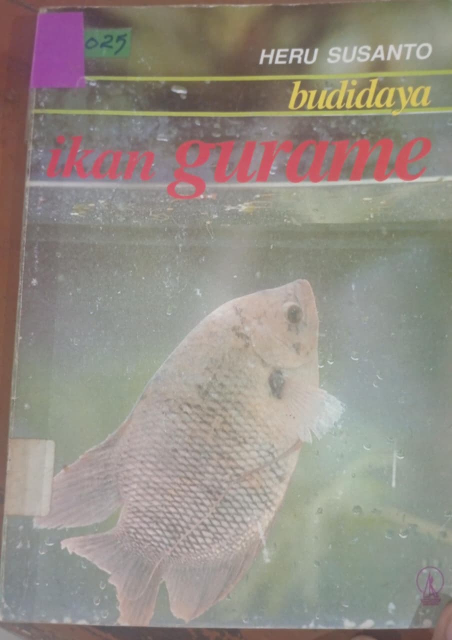 Cover Budidaya Ikan Gurame, / Susanto, Heru