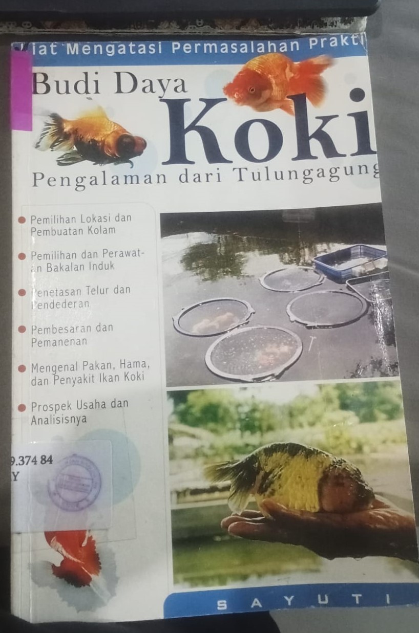 Cover Budi Daya Koki :  Pengalaman Dari Tulungagung / Sayuti